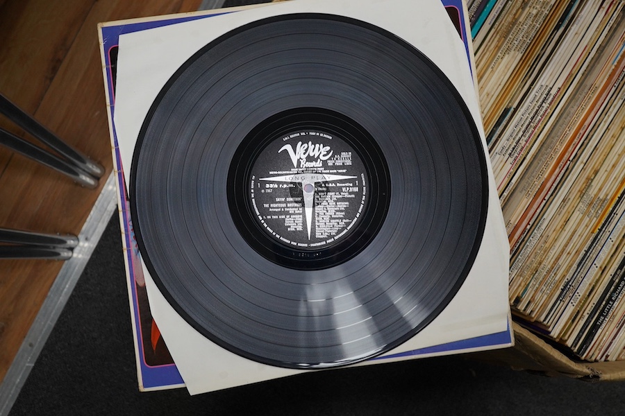 A hundred and ten LP record albums, including some soundtracks and compilations on the Sue (Island) label, artists include; Bobby Vee and the Crickets, Ritchie Valens Little Richard, Carl Perkins, Jerry Lee Lewis, Roy Or